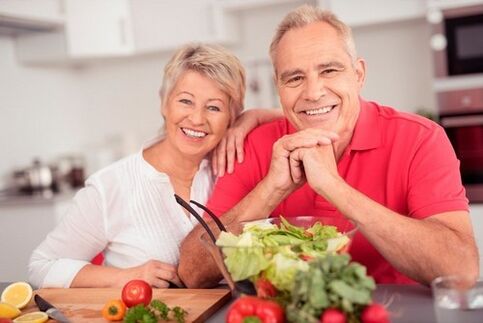 σαλάτα λαχανικών για αύξηση της ισχύος μετά τα 60